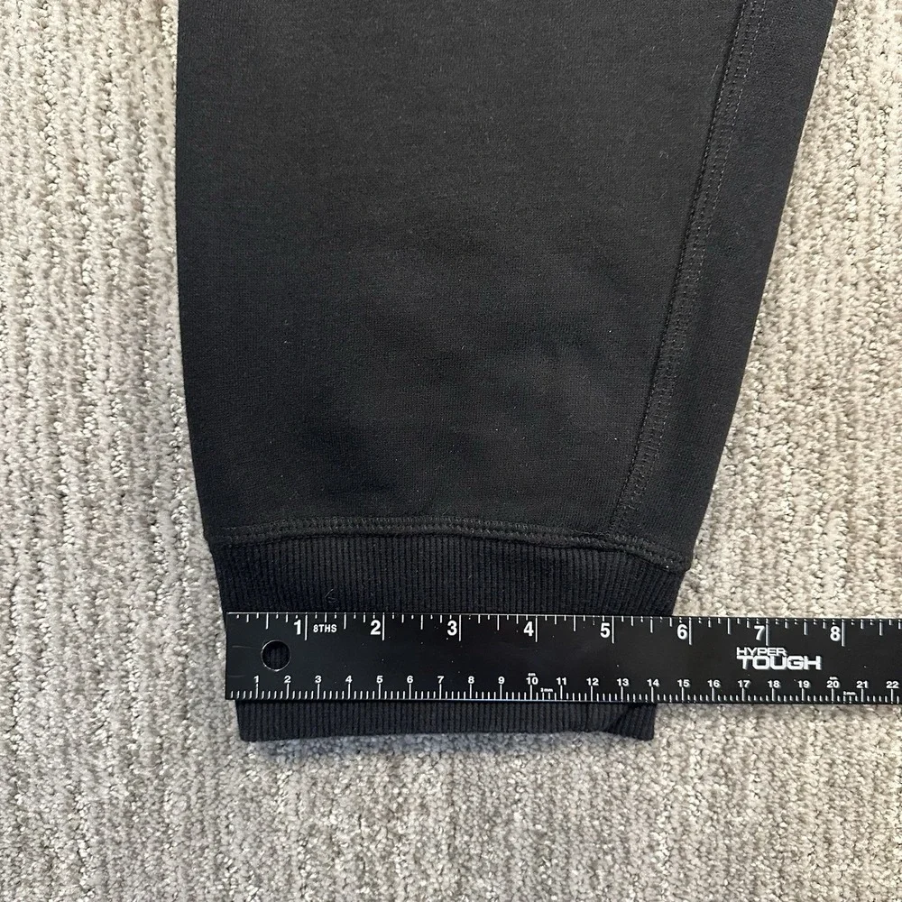 GOAT USA Mens Joggers Black Fleece Sweatpants Embroidered Logo‎ Size XL